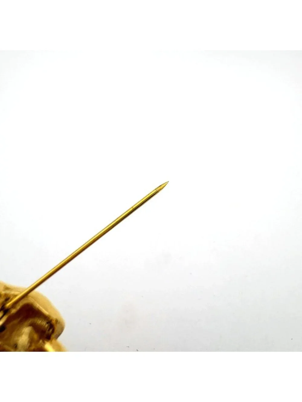 Chanel Brooch Camellia Gold Plated